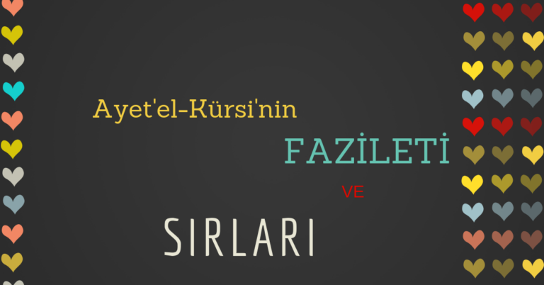 ayetel kursiden once okunacak dua dini gercek haber