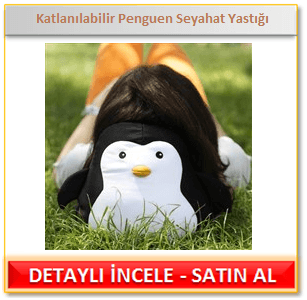 Katlanılabilir Penguen Seyahat Yastığı