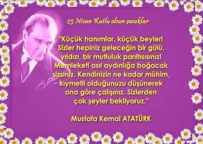 23 Nisan mesajları ile Çocuk Bayramı'nı unutmayın! Atatürk sözleri ile en güzel, kısa ve resimli 23 Nisan kutlama mesajları