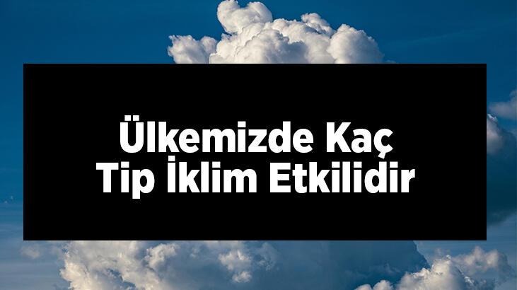 Ülkemizde Kaç Tip İklim Etkilidir Ve Özellikleri Nelerdir?