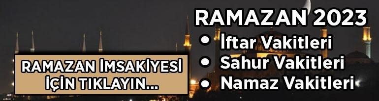 Ramazan İmsakiyesi 2023