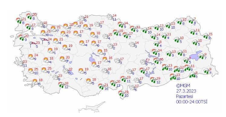 Önce yağmur sonra kar geliyor (Meteoroloji'den haftalık hava durumu raporu) - 6