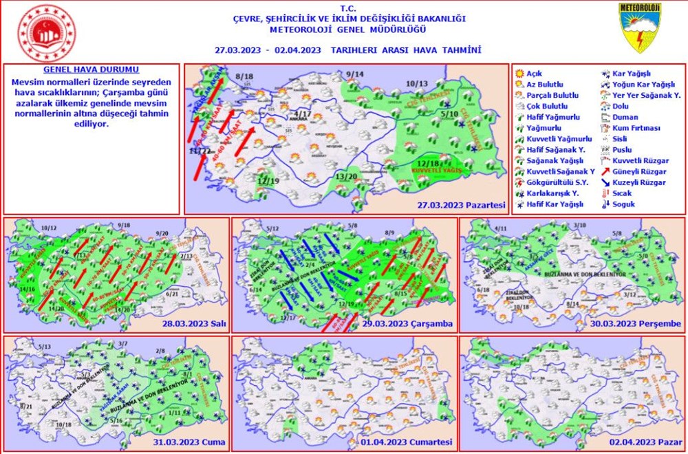 Önce yağmur sonra kar geliyor (Meteoroloji'den haftalık hava durumu raporu) - 5