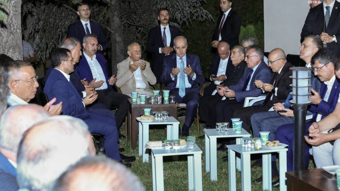 TBMM Başkanı Numan Kurtulmuş'tan Mehmet Şimşek'e taziye ziyareti
