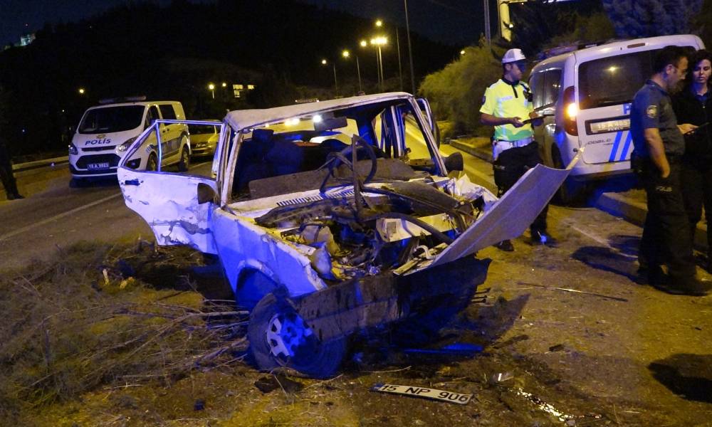 Burdur’da polis kovalamacası felakete dönüştü! 10 yaralı!