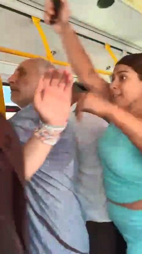 İETT Otobüsünde kavga! Biber Gazı ve panik: Görüntüler şok etti