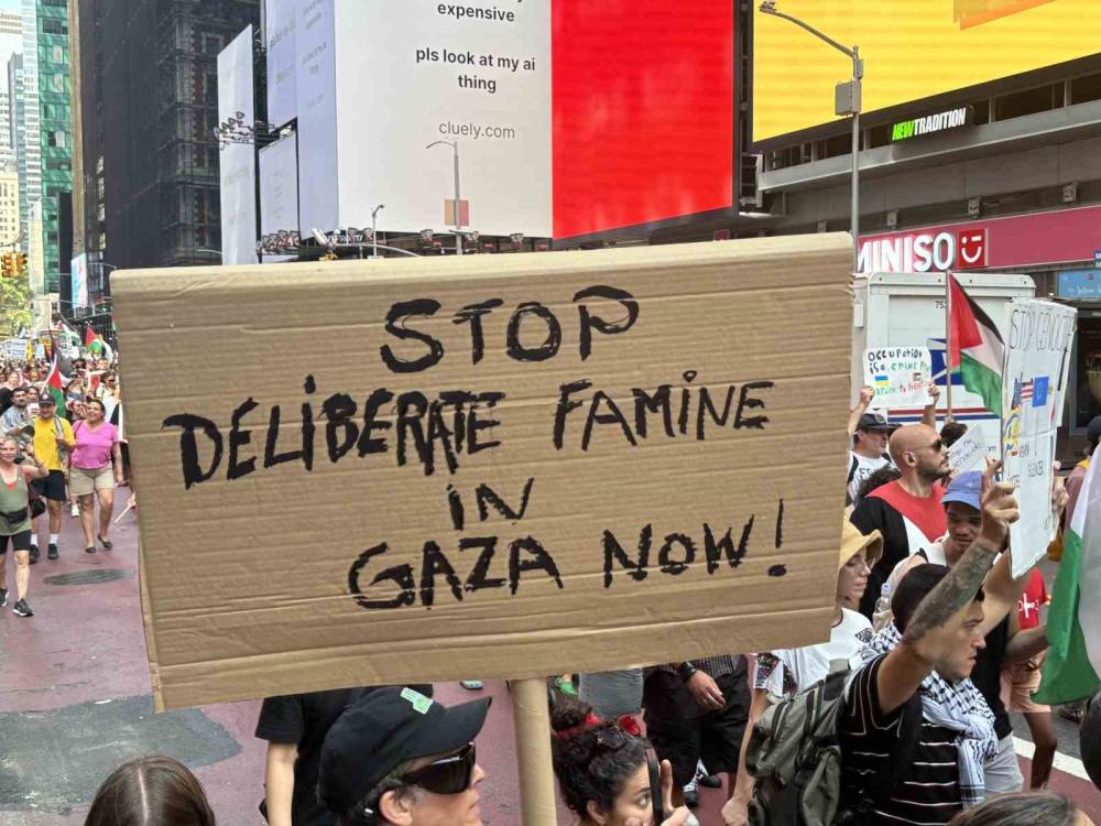 New York’ta İsrail protestosuna dev katılım