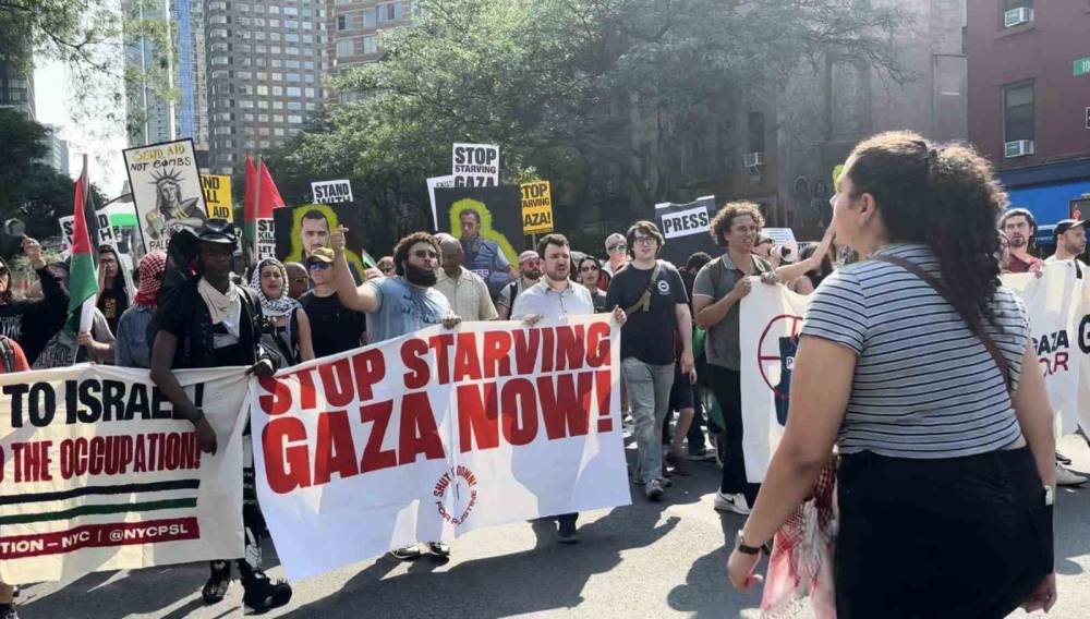 New York’ta İsrail protestosuna dev katılım