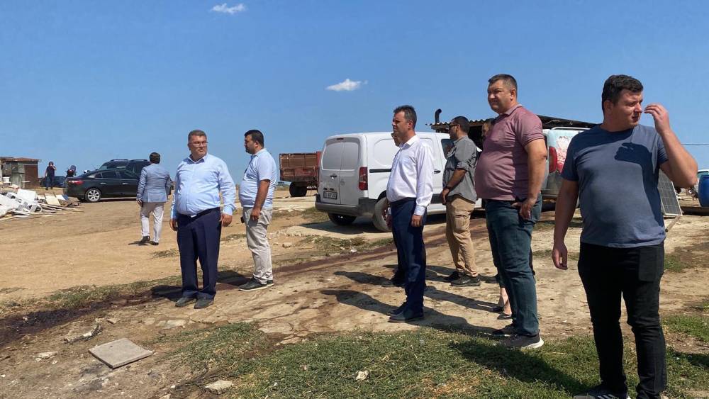 Tekirdağ'da çiftlikte çıkan yangın söndürüldü
