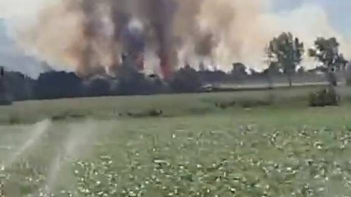 Bursa'da yangın paniği! Dumanlar gökyüzünü kapladı