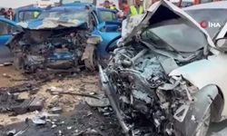İki otomobilin çarpışmasıyla 1 kişi hayatını kaybetti